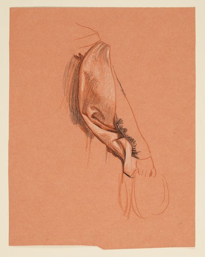 Studie för "Bröllopsprocessen" av Elihu Vedder