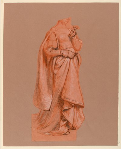 Studie för "Bröllopsprocessen" av Elihu Vedder