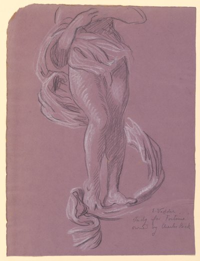 Studie av "Fortune" av Elihu Vedder
