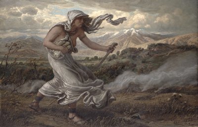 The Cumaean Sibyl, 1876  av Elihu Vedder