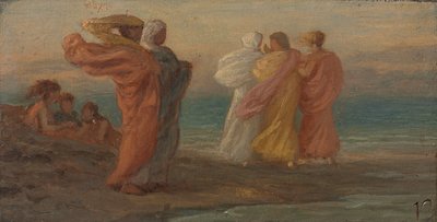 Musikfesten, ca. 1875. av Elihu Vedder