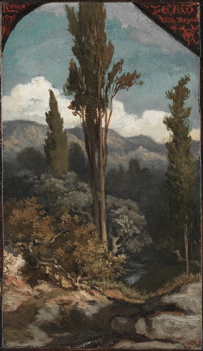 Tre träd: Italien av Elihu Vedder