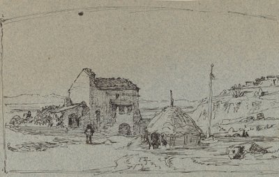 Toscana, ca. 1858. av Elihu Vedder