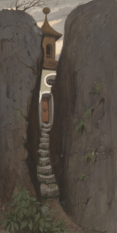 Glaserad, c. 1877. av Elihu Vedder