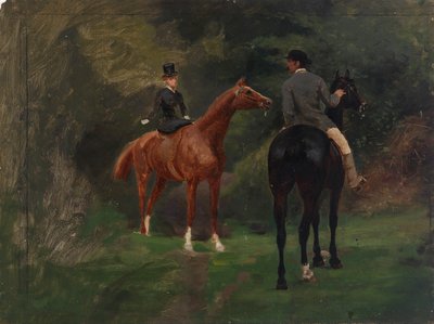Figurer på hästryggen av Eliphalet Fraser Andrews