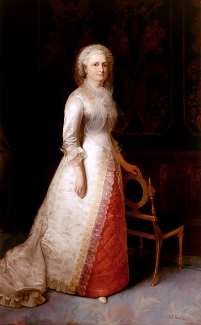 Martha Dandridge Custis Washington (Fru George Washington) av Eliphalet Frazer Andrews