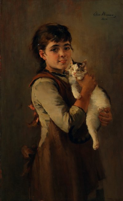 Två kattungar av Elisa Baronin von Ransonnet Villez Nemes