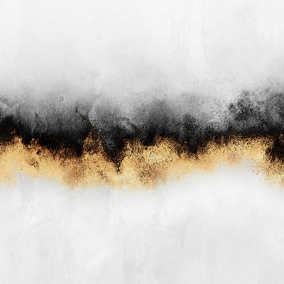 Elegant abstrakt guld av Elisabeth Fredriksson