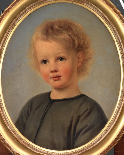 Porträtt av Holger Aagaard Hammerich som 4-åring av Elisabeth Jerichau Baumann