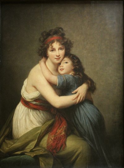 Elisabeth Louise Vigée-Lebrun, Madame Vigée-Lebrun och hennes dotter av Élisabeth Louise Vigée Le Brun