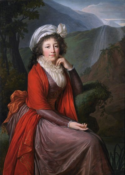 Porträtt av grevinnan Maria Theresia Bucquoi, född Parr av Élisabeth Louise Vigée Le Brun
