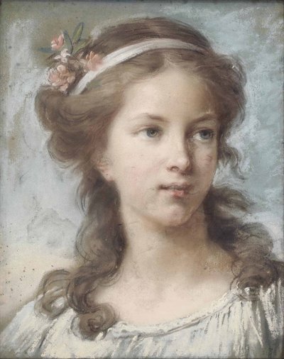 Porträtt av en ung flicka av Élisabeth Louise Vigée Le Brun