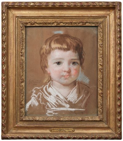 Jeanne Julie Louise Lebrun, konstnärens dotter, två år gammal av Elisabeth Louise Vigee-Lebrun