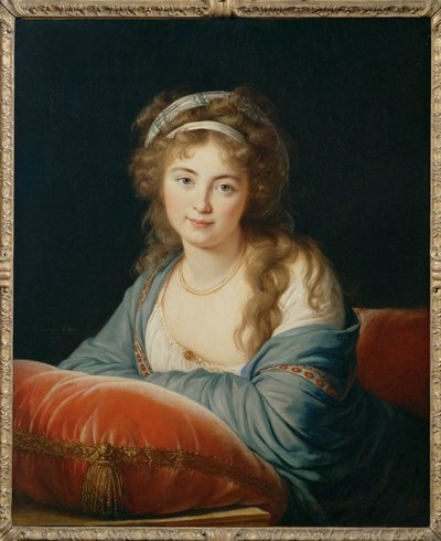 La comtesse Catherine Vassilievna Skavronskaia... av Elisabeth Louise Vigee Lebrun
