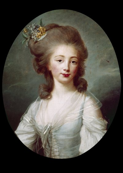 Grevinnan av Cluzel (Marie-Thérèse Antoinette de Cluzel) av Elisabeth Louise Vigee Lebrun