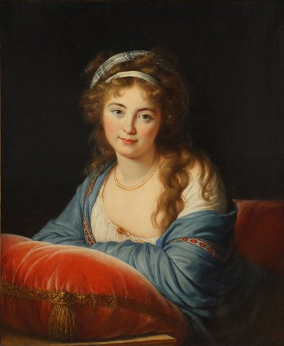 Porträtt av grevinnan Yekaterina Skavronskaya, född von Engelhardt 1761-1829, 1796 av Elisabeth Louise Vigee Lebrun