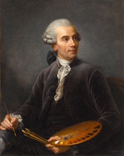 Porträtt av Joseph Vernet 1719-1789, 1778. av Elisabeth Louise Vigee Lebrun