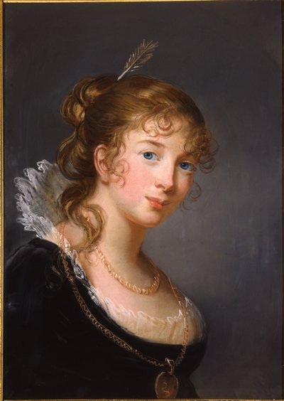Porträtt av Louisa, prinsessan Radziwill av Elisabeth Louise Vigee Lebrun