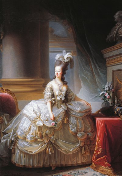Porträtt av Marie Antoinette (Wien av Elisabeth Louise Vigee Lebrun