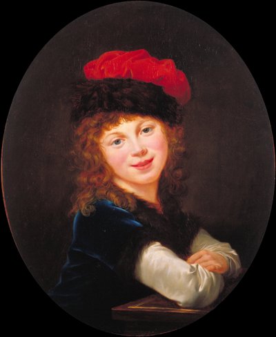 Porträtt av en flicka av Elisabeth Louise Vigee Lebrun