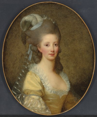 Porträtt av en kvinna av Elisabeth Louise Vigee Lebrun
