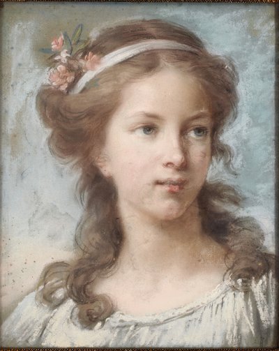 Porträtt av en ung flicka av Elisabeth Louise Vigee Lebrun