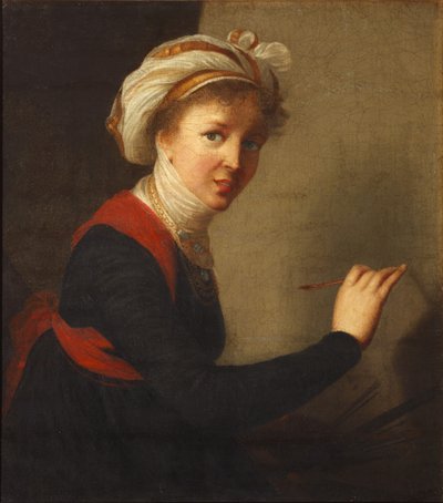 Självporträtt, 1800. av Elisabeth Louise Vigee Lebrun