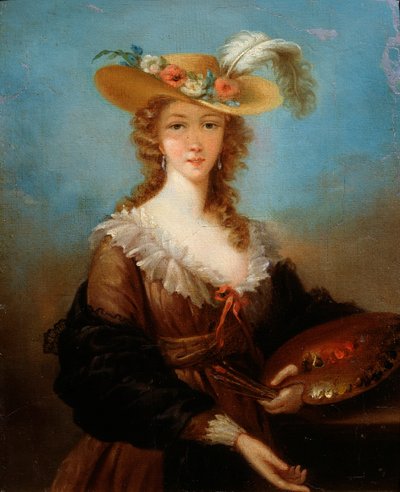 Självporträtt, 1782 av Elisabeth Louise Vigee Lebrun
