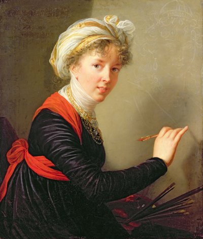 Självporträtt, 1800 av Elisabeth Louise Vigee Lebrun
