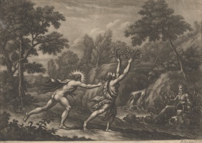 Apollo och Daphne av Elisha Kirkall