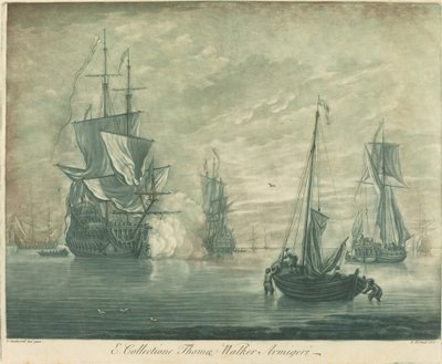 Fraktscen från Thomas Walkers samling, 1720-talet. av Elisha Kirkall