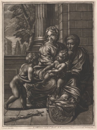 Jungfru och barn av Elisha Kirkall