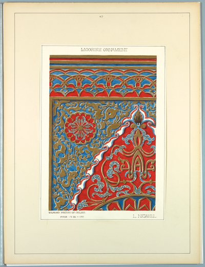 Historisk prydnad, ca. 1900 av Elizabeth A. Nedwill