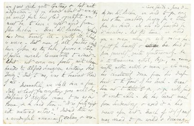 Autografbrev till John Ruskin, Casa Giudi, Florens, 3 juni 1859 av Elizabeth Browning