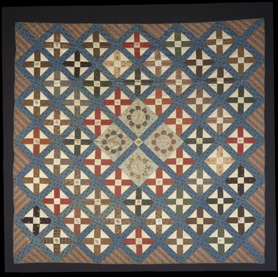 Styckverk Autograf Cross Friendship Quilt av Elizabeth C. Loudenslager