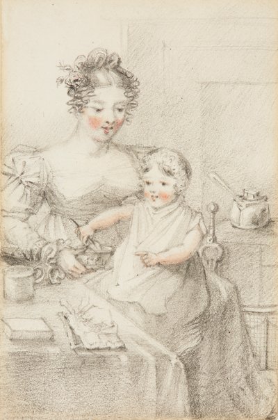 Drottning Victoria som barn av Elizabeth Keith née Lindsay Heathcote