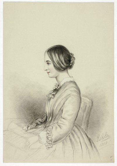 Porträtt av Selina (Quin) Markham av Elizabeth Murray