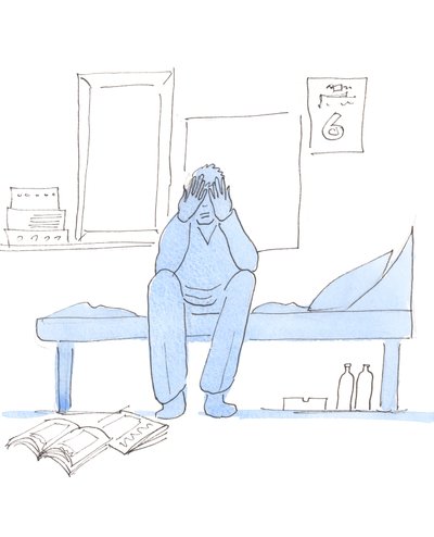 Gud ser, från himlen, alla våra tankar, ord och gärningar, 2004 (w/c på papper) av Elizabeth Wang