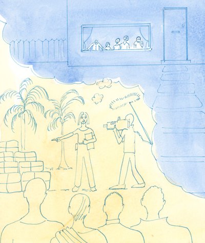 Hur viktigt det än är med det goda arbetet vi gör, bör vi aldrig försumma vår egen familj, 2002 (w/c på papper) av Elizabeth Wang