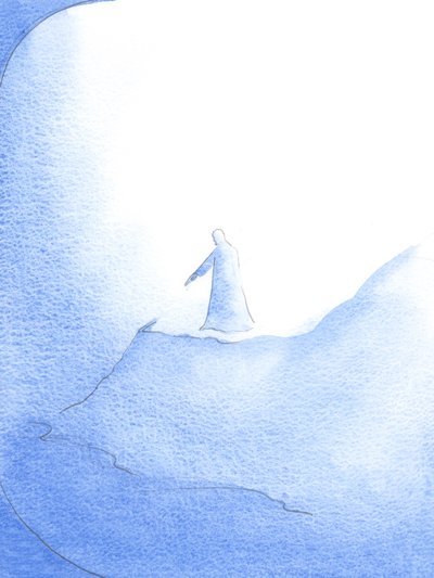 Det är som om Kristus är så generös att han är som ett kärl av dyrbar salva. En "droppe" nåd kan åstadkomma förändring i oss, 2002 (w/c på papper) av Elizabeth Wang