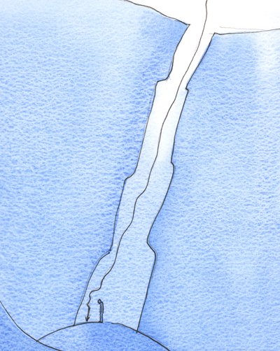 Herren visade mig att han skickade ut en trospil, på min bön, till någon i fara för andlig död, 2003 (w/c på papper) av Elizabeth Wang
