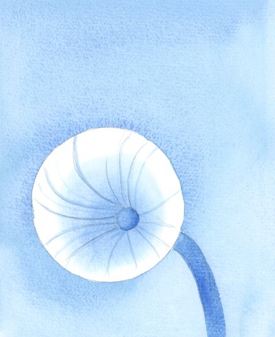 Den mat som Gud gör tillgänglig för oss bör ses som bränsle för vår resa på jorden, 2005 (akvarell på papper) av Elizabeth Wang