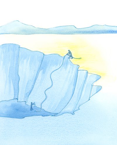 Förbönsarbetet är mycket viktigt, 2003 (w/c på papper) av Elizabeth Wang