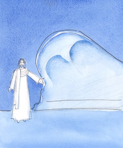 Även om det är rätt att vi reser till Lourdes för att be i grottan, och till andra helgedomar, inbjuder Kristus oss att göra en "grotta" av vårt eget hjärta, 2004 (w/c på papper) av Elizabeth Wang