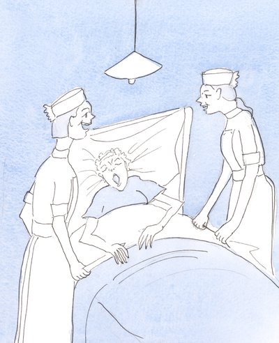 Unika individer, oavsett hur svaga de är, får aldrig behandlas som en olägenhet, eller bara föremål för medlidande, 2004 (w/c på papper) av Elizabeth Wang