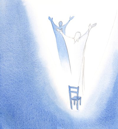 När jag sa: "Jesus är min lovsång", lyfte Kristus mig i glädje, 2000 (w/c på papper) av Elizabeth Wang