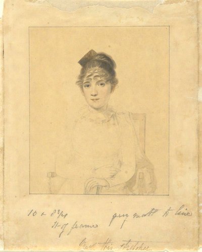 Harriet Trumbull (dotter till guvernör Jonathan Trumbull, Jr.; fru till Benjamin Silliman från Yale College) av Elkanah Tisdale