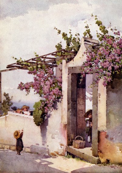 På Torrinhas Road (färg litho) av Ella Du Cane