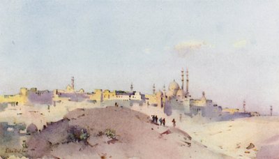 Citadellet (färg litho) av Ella Du Cane