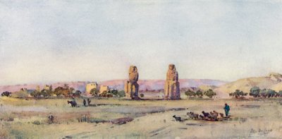 The Colossi (färg litho) av Ella Du Cane
